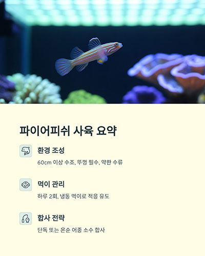 사육 요약표