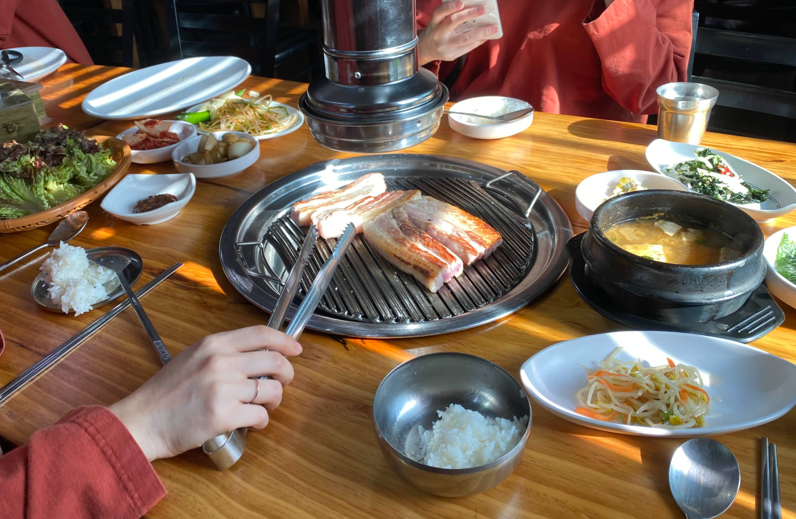 숯불구이-삼겹살