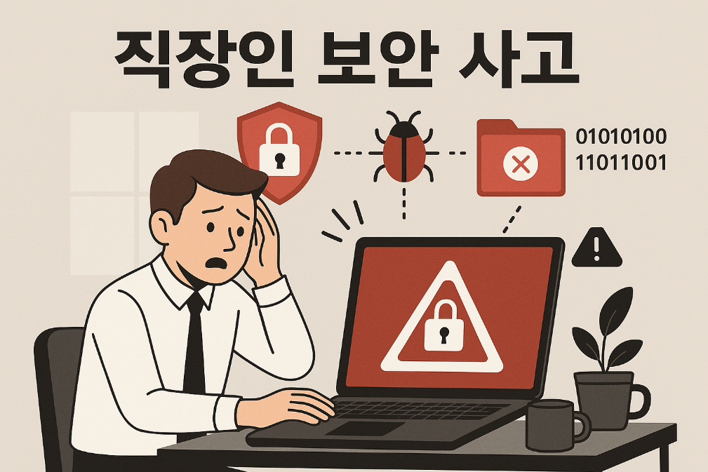 일반 직장인 보안 사고 사례 관련 사진