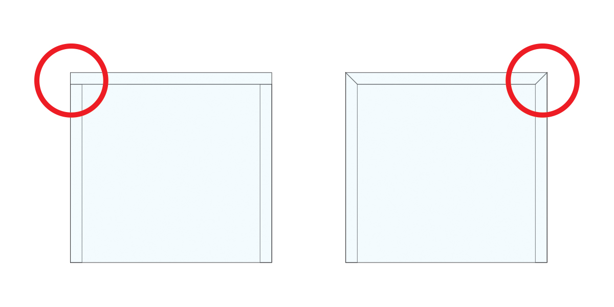 아크릴 면처리 방식