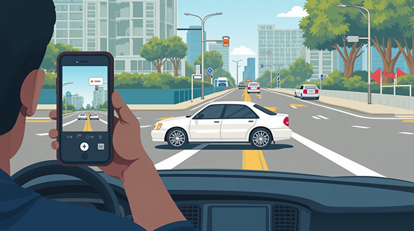 자동차 불법유턴 차량 신고