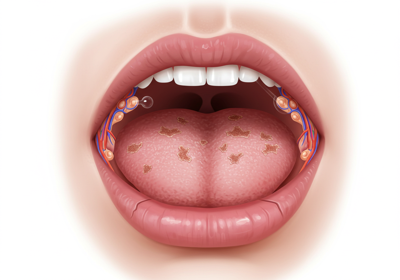 입안이 바짝 마르는 구강건조증 원인 5가지와 촉촉한 해결책