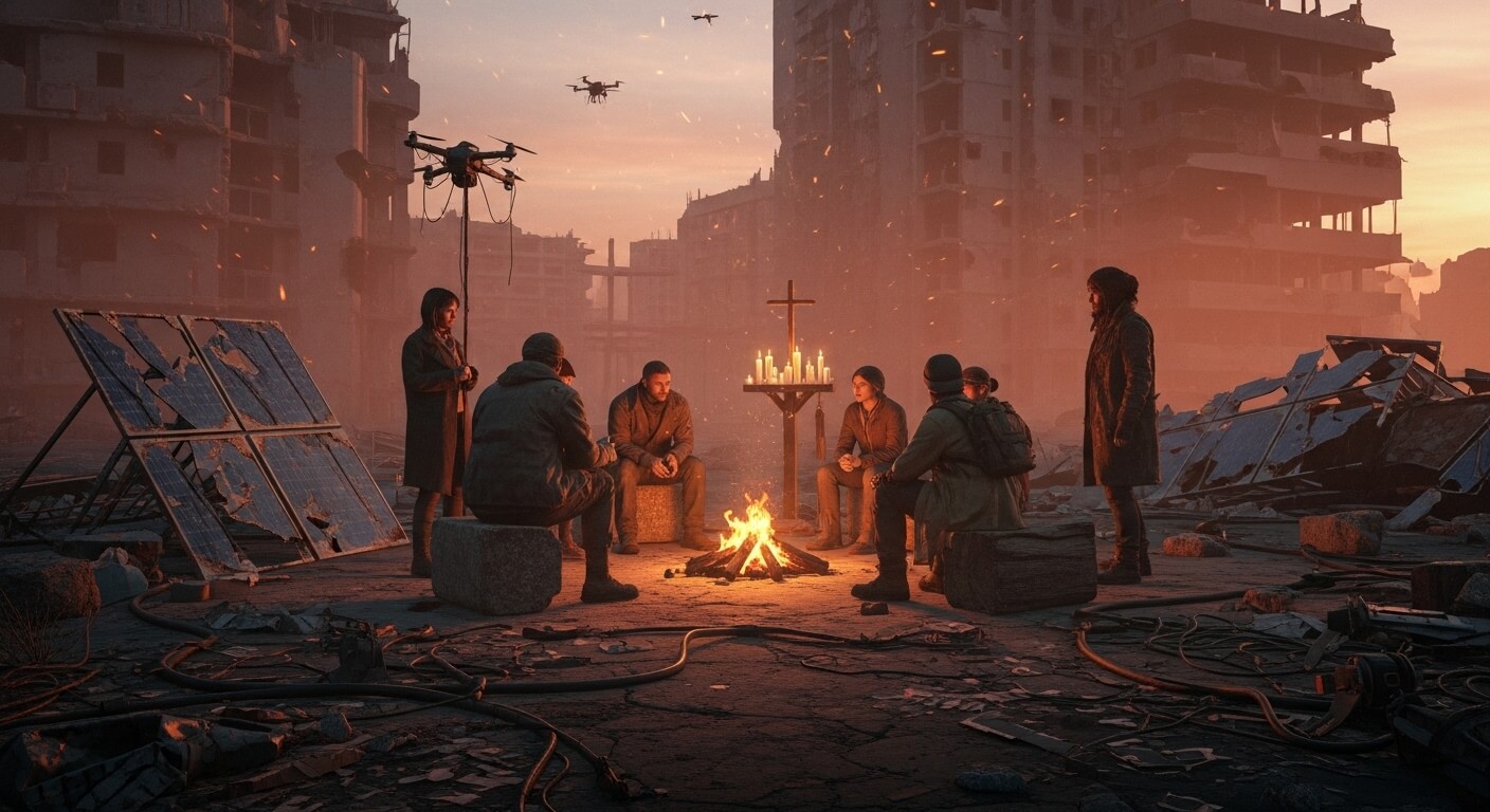 종말소설 트렌드, 집단생존, 기술퇴보, 신앙회귀 관련 사진