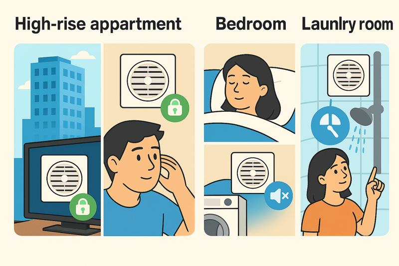 환풍기 덮개 덜그럭거림, 원인과 소음
