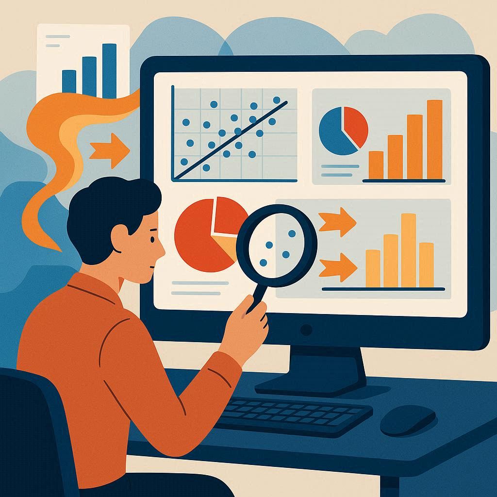 통계개념연결지도
 
임상연구의 목적
├─ 차이 검증 (비교연구)
│ ├─ 2집단: t-검정
│ ├─ 3+집단: ANOVA
│ └─ 통제변수: ANCOVA
│
├─ 관계 탐색 (상관연구) 
│ ├─ 선형관계: 상관분석
│ └─ 예측관계: 회귀분석
│
└─ 구조 탐색 (탐색연구)
 ├─ 요인구조: 요인분석
 └─ 인과관계: SEM