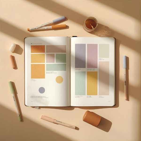 색감의 대비와 통일로 보는 디자인 심리