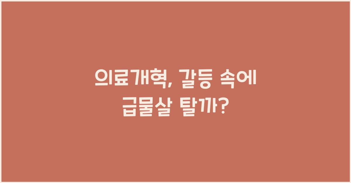 의료개혁