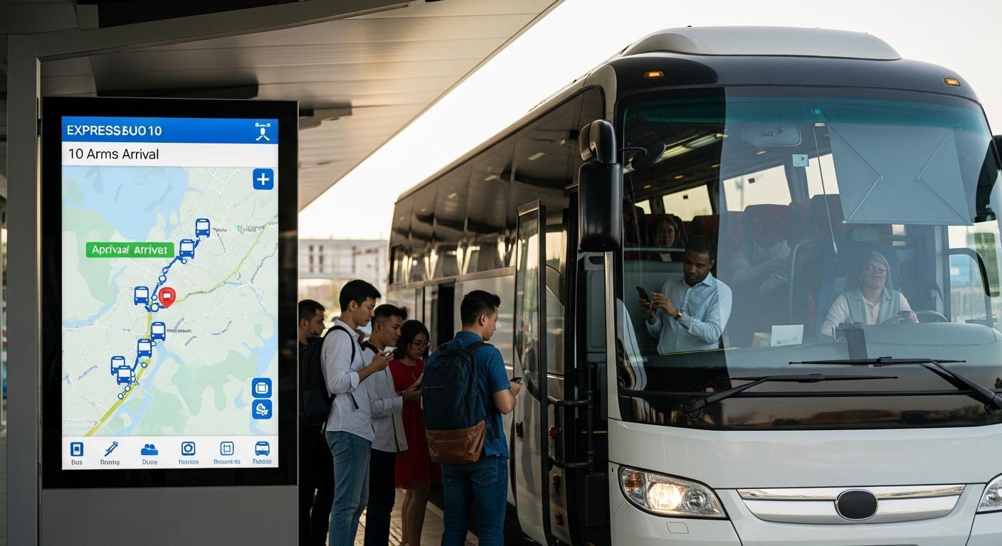 고속버스 실시간 위치 정보