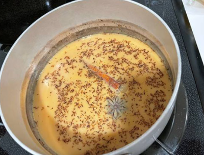 루이보스티 두유 라테 만드는법 2