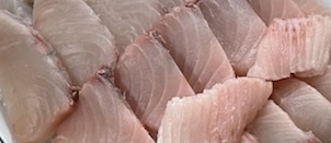 접시와 삼치회