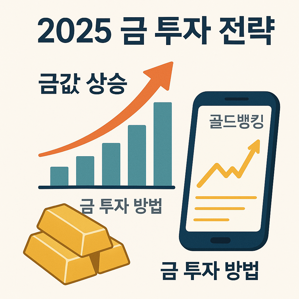 2025 골드뱅킹부터 실물 구매까지 투자 방법 총정리