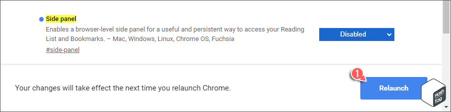 Relaunch Chrome
