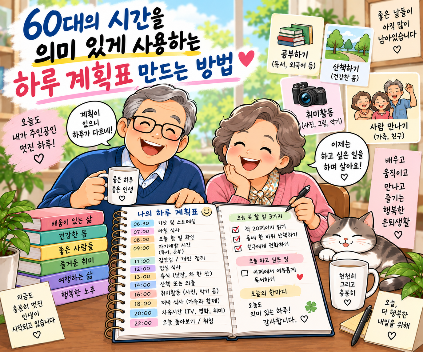 의미 있는 하루를 위한 은퇴 계획표