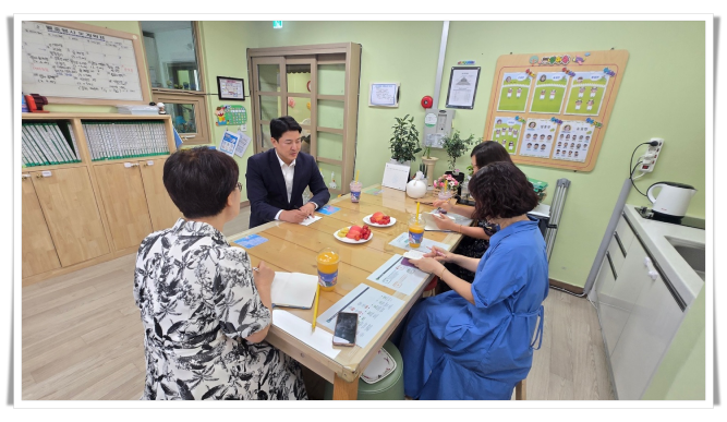 문관현 강원도의원, 태백 국공립어린이집 원장들과 보육현장 지원 논의