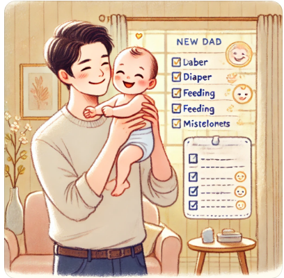 초보 아빠의 육아팁 (대변 체크, 영양, 발달관리)