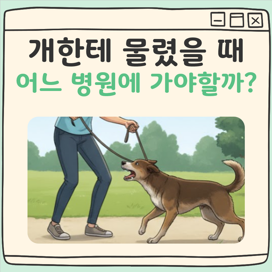 개한테 물렸을때 어느병원 대표 이미지
