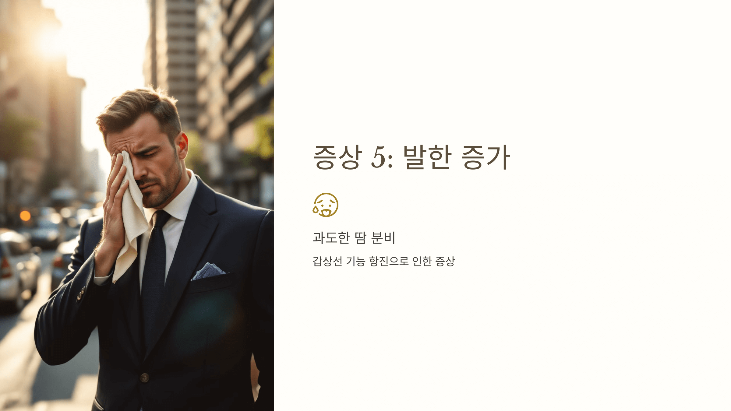 갑상선 기능 항진증과 관련된 사진입니다.