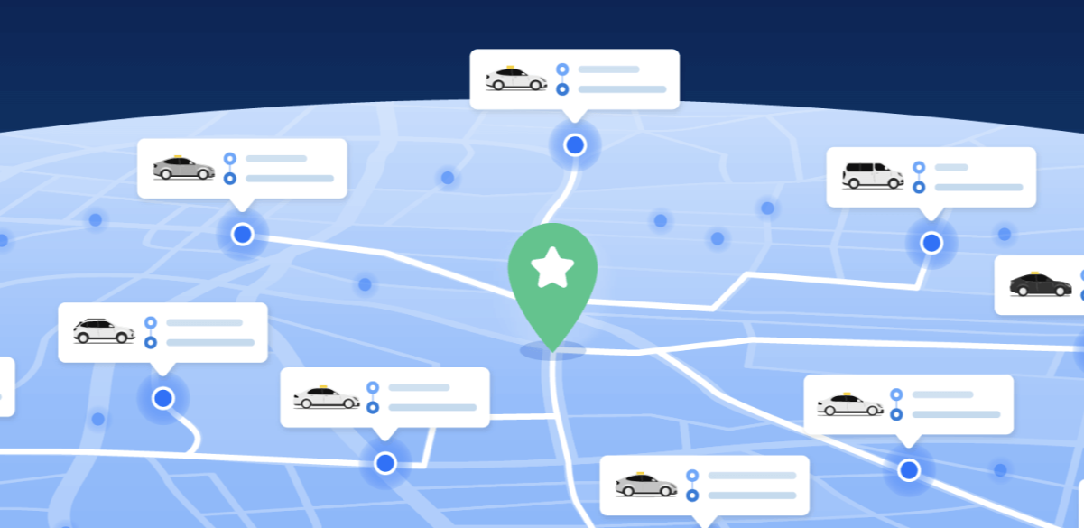 카카오택시 호출에 관한 이미지