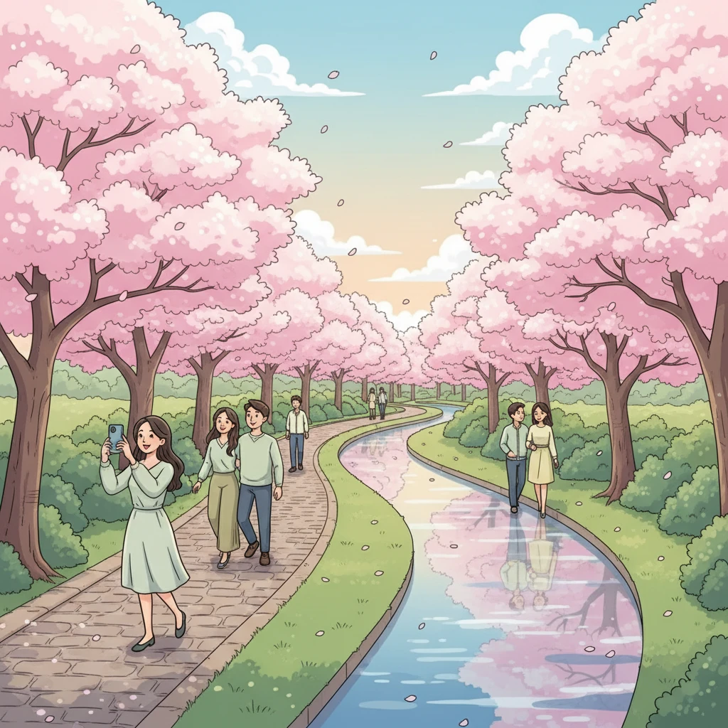 중원구 벚꽃 만개 시기 및 남한산성 ..