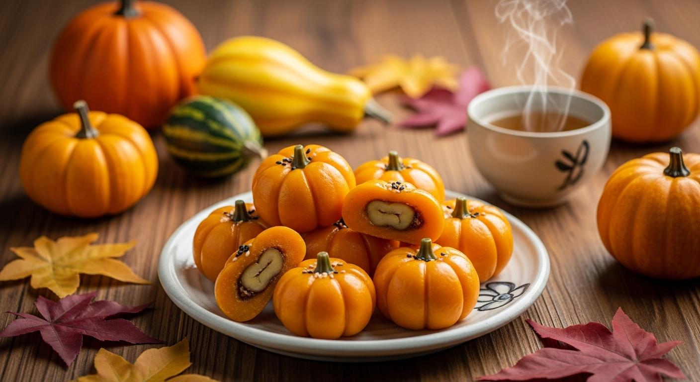 모양이 예뻐 더 맛있는 밤송편호박송편