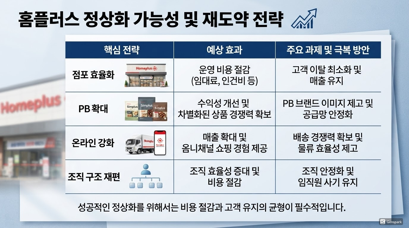 홈플러스 정상화 가능성은?