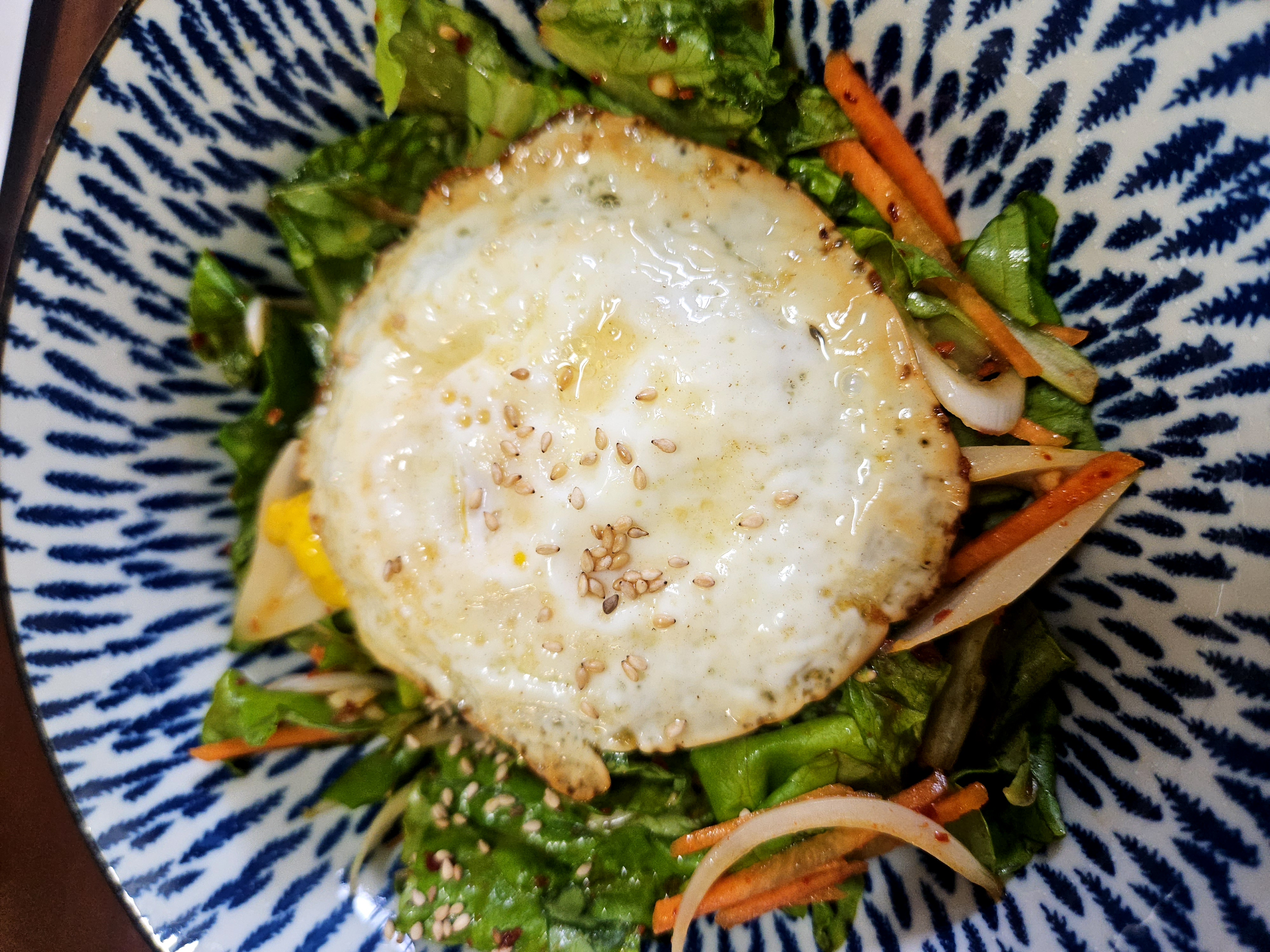 상추겉절이 비빔밥