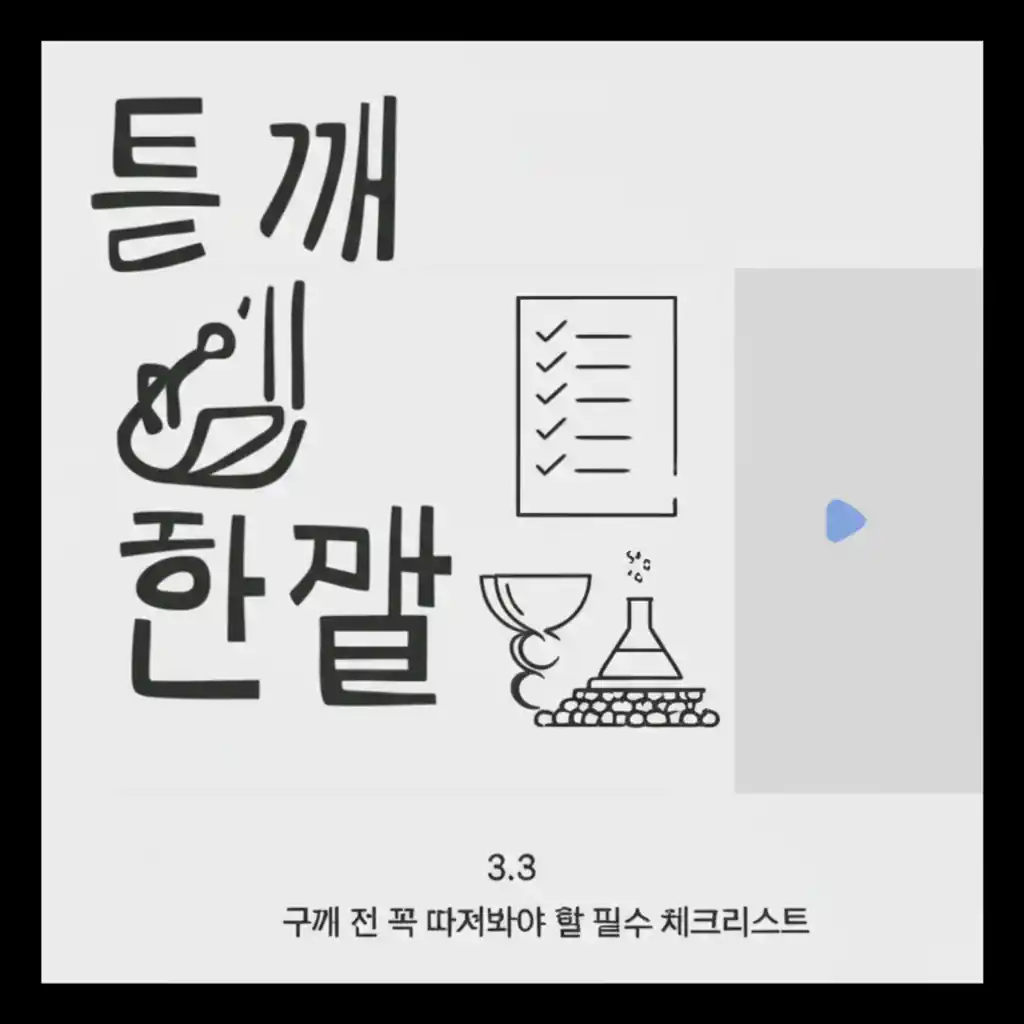 3.3 들깨 한말 구매 전 필수 체크리스트로 신선도와 품질을 확인하는 이미지.