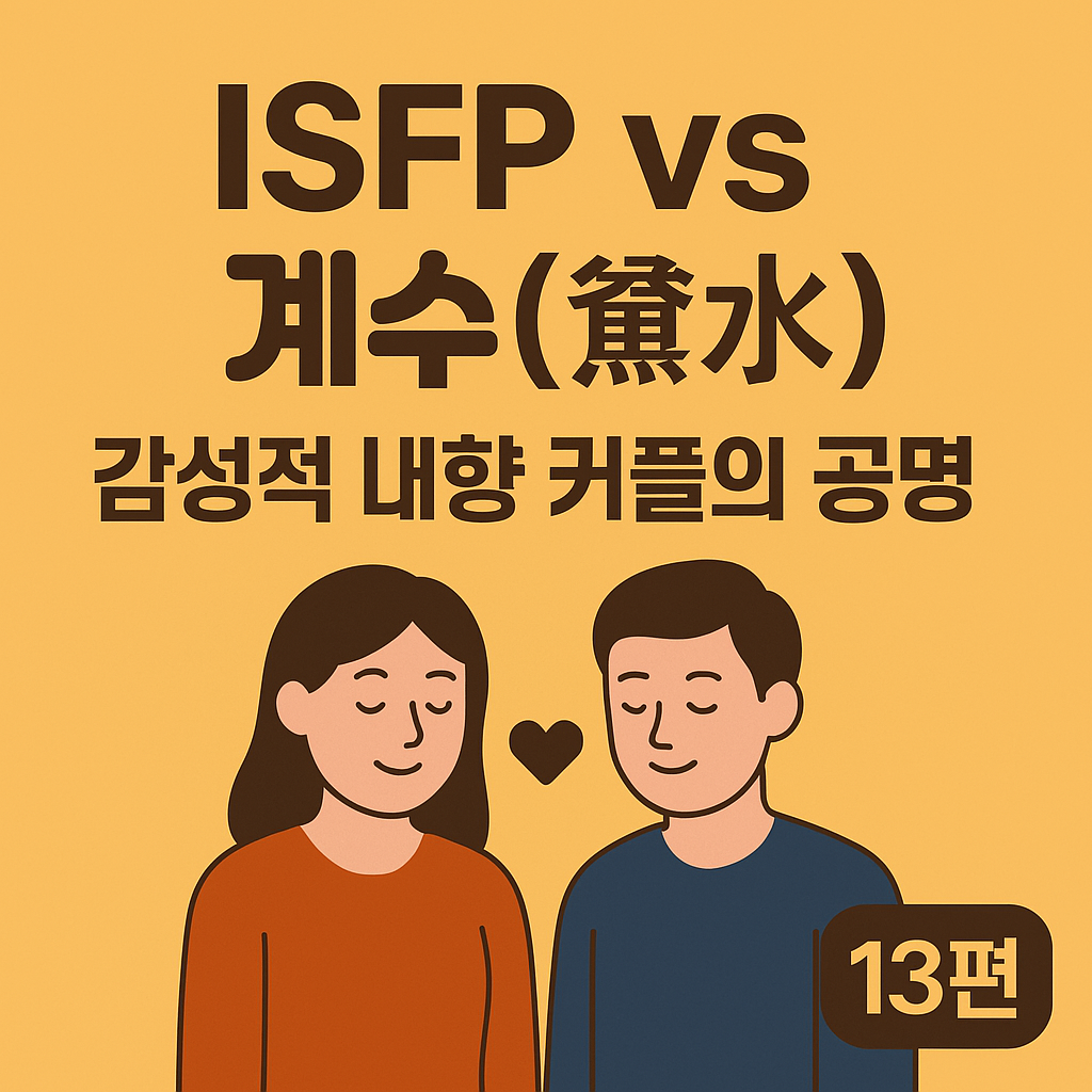 ISFP vs 계수(癸水) 궁합