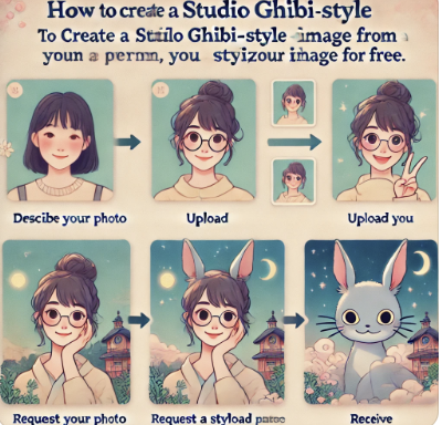 내 사진으로 지브리 스타일 이미지 만들기-누구나ChatGPT로 무료로 해보기 관련 사진