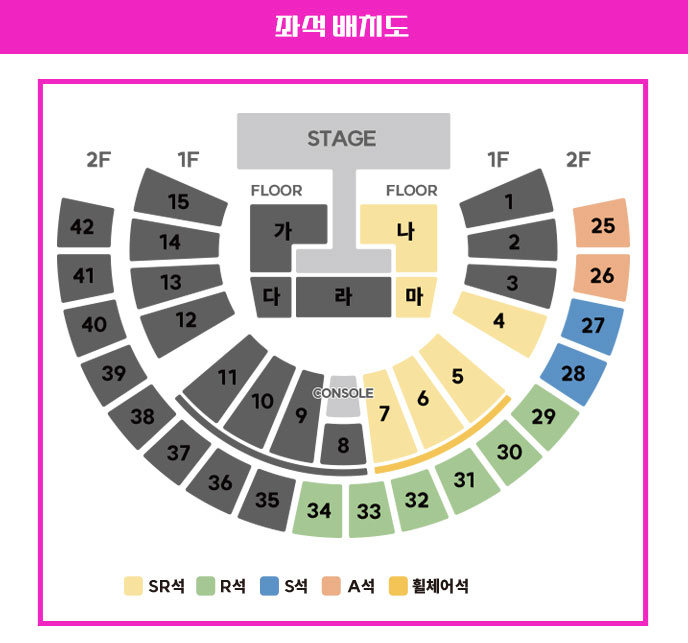 불타는 트롯맨 좌석배치