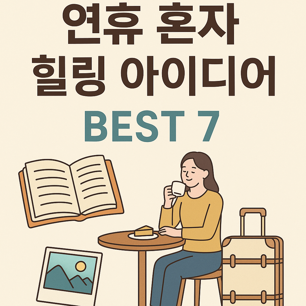 혼자 연휴 즐기기 노하우 & 힐링 루틴 7선