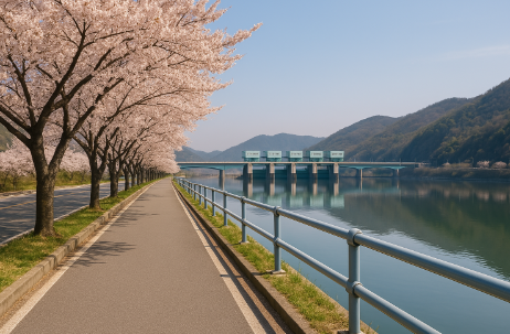 서울 외곽 벚꽃 여행지 관련 사진