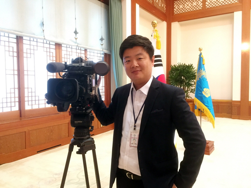 청와대 출입기자 영상기자