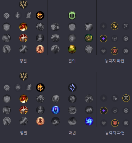 리그오브레전드 시즌13 모데카이저 룬