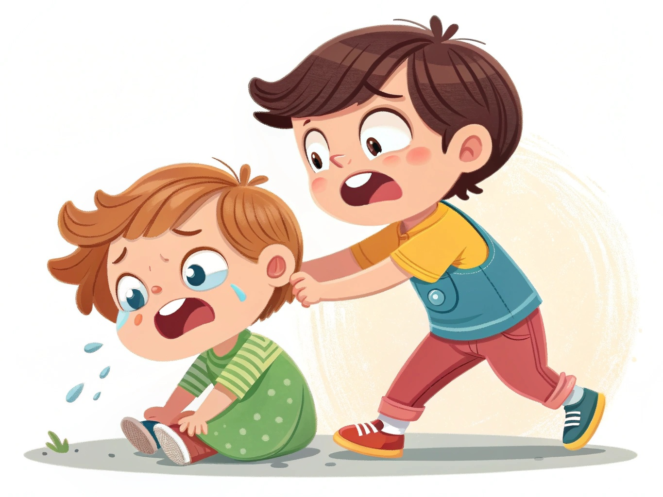 둘째를 질투하는 첫째아이