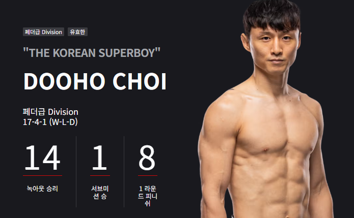 최두호 UFC 331