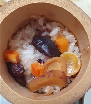 대나무통밥