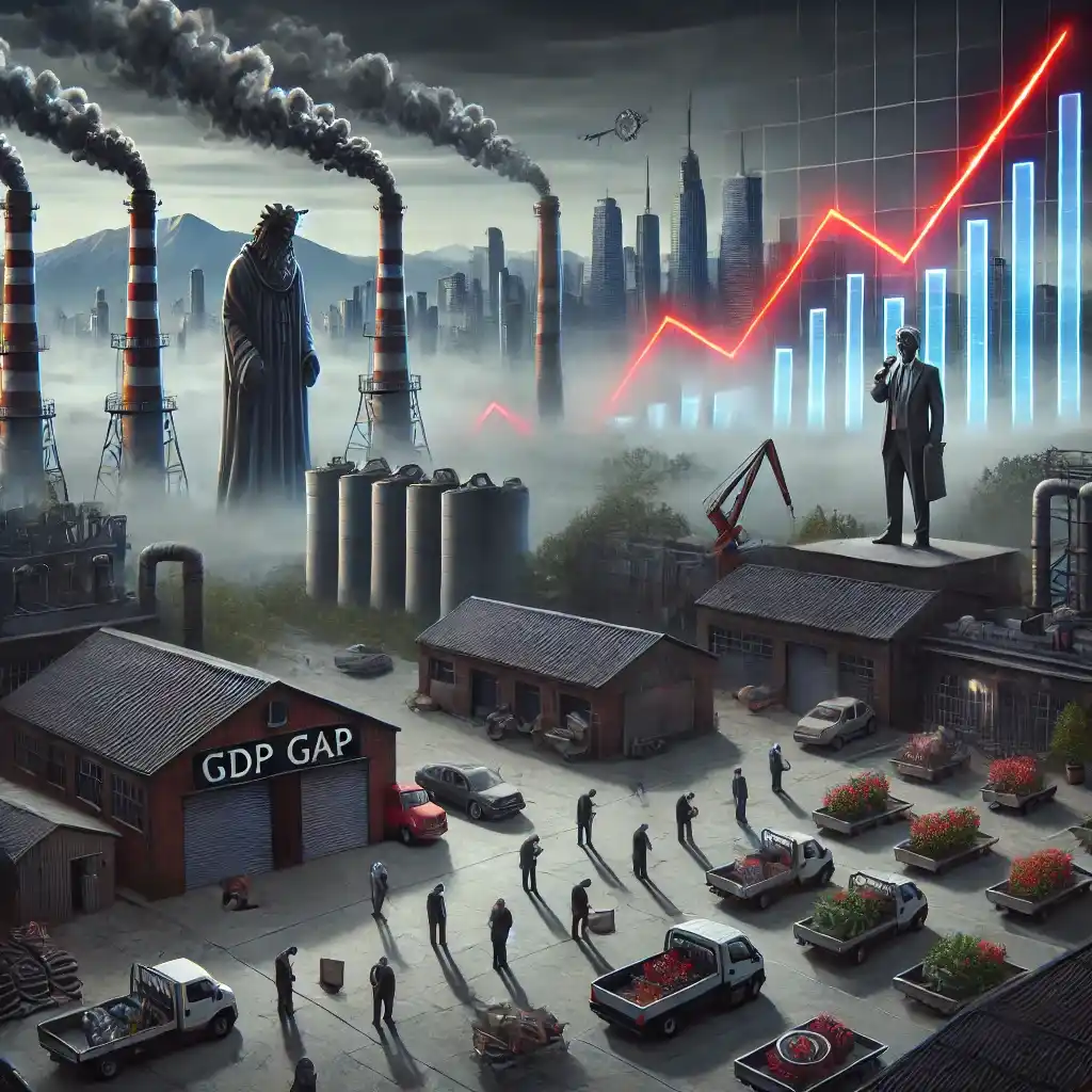 잠재GDP vs 실제GDP 차이와 GDP 갭