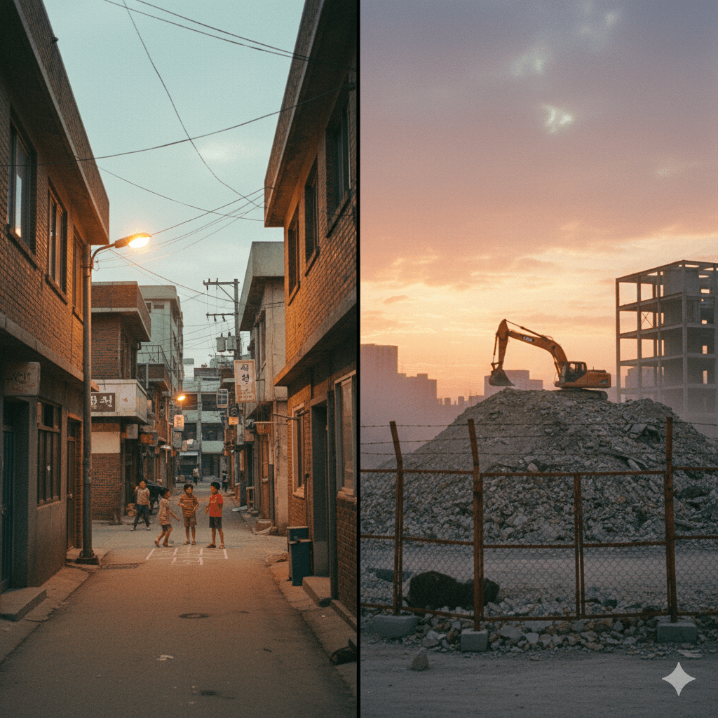 1990년대 한국의 골목 풍경과 도시개발