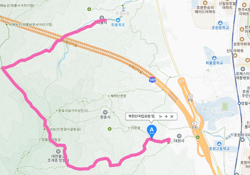 북한산 코스