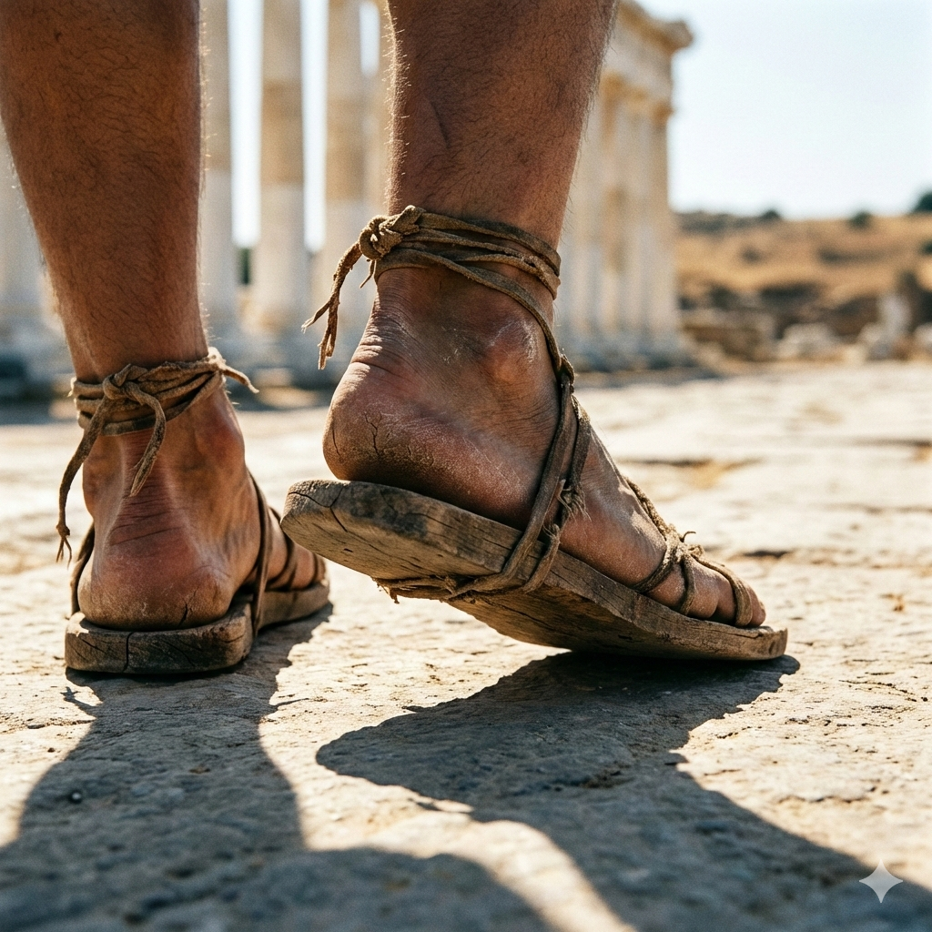 Sandal 어원, 시원한 여름 신발이 고작 '나무 판자' 조각이었다고?