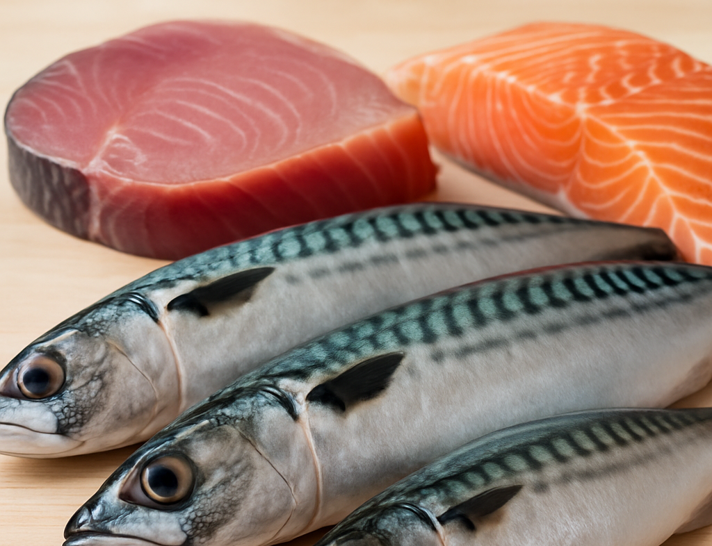 갑상선에 도움되는 음식 등푸른 생선 - 고등어, 참치, 연어
