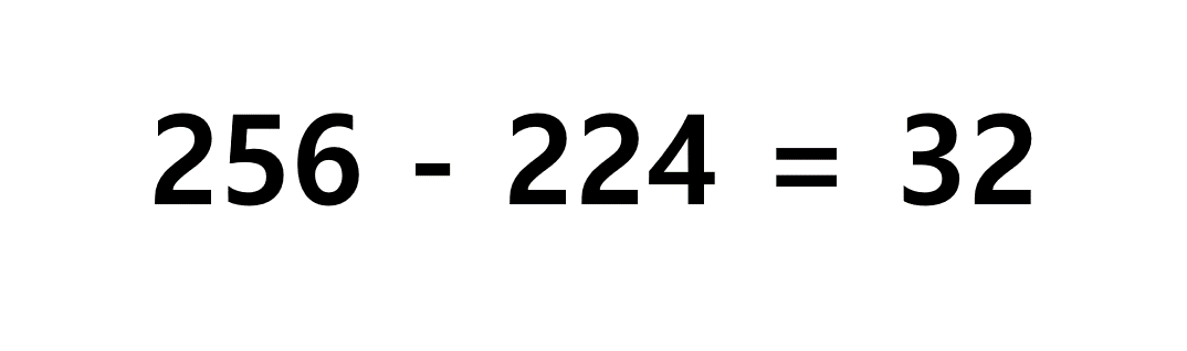 서브네팅된 네트워크 주소 쉽게 구하는 방법
