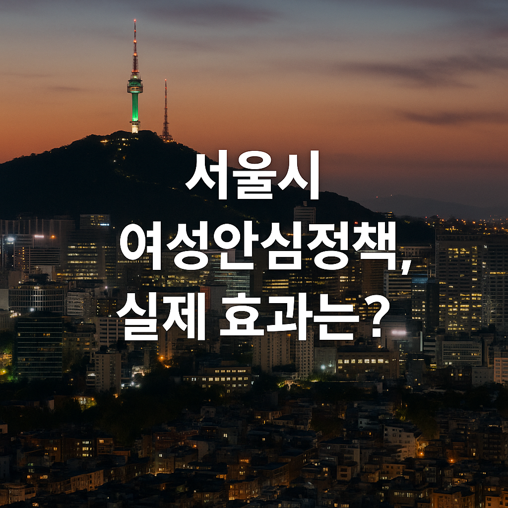 서울시 여성안심정책,