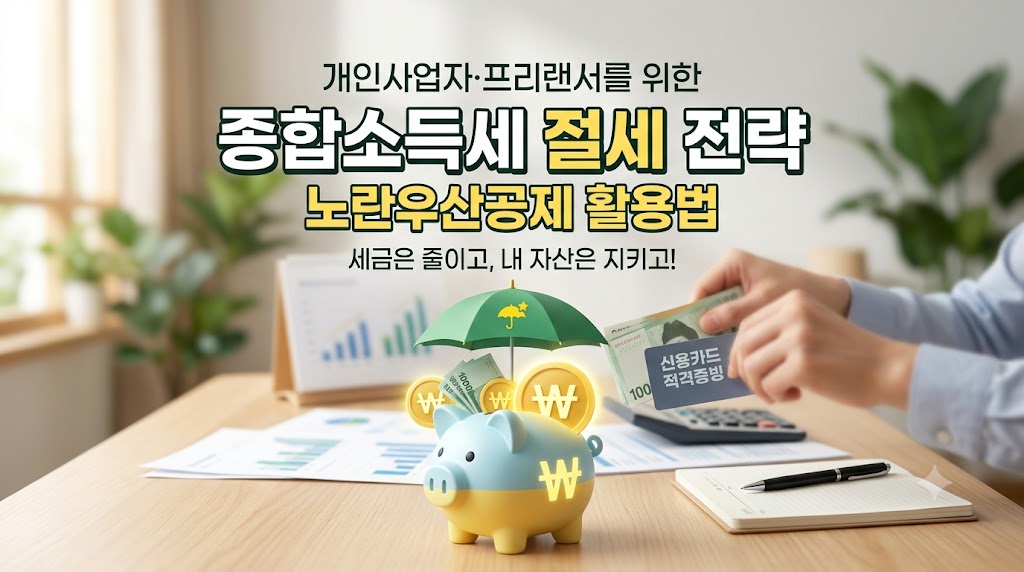 개인사업자·프리랜서를 위한 종합소득세 절세 전략과 '노란우산공제' 활용법