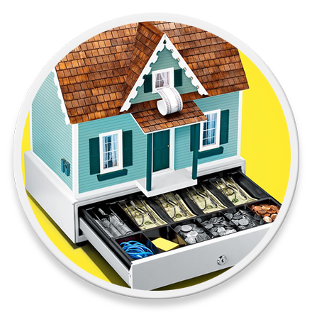 주택임대소득과 세금 로고