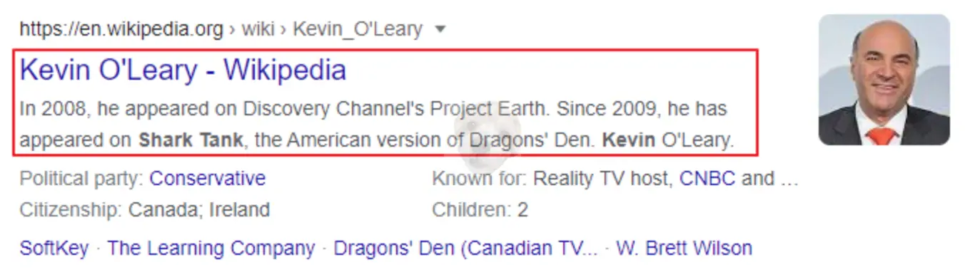 케빈 오리어리 프로필