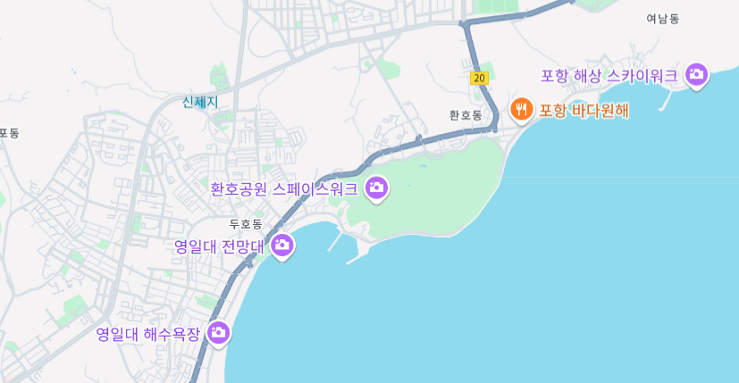 영일대전망대-스페이스워크-위치-구글지도