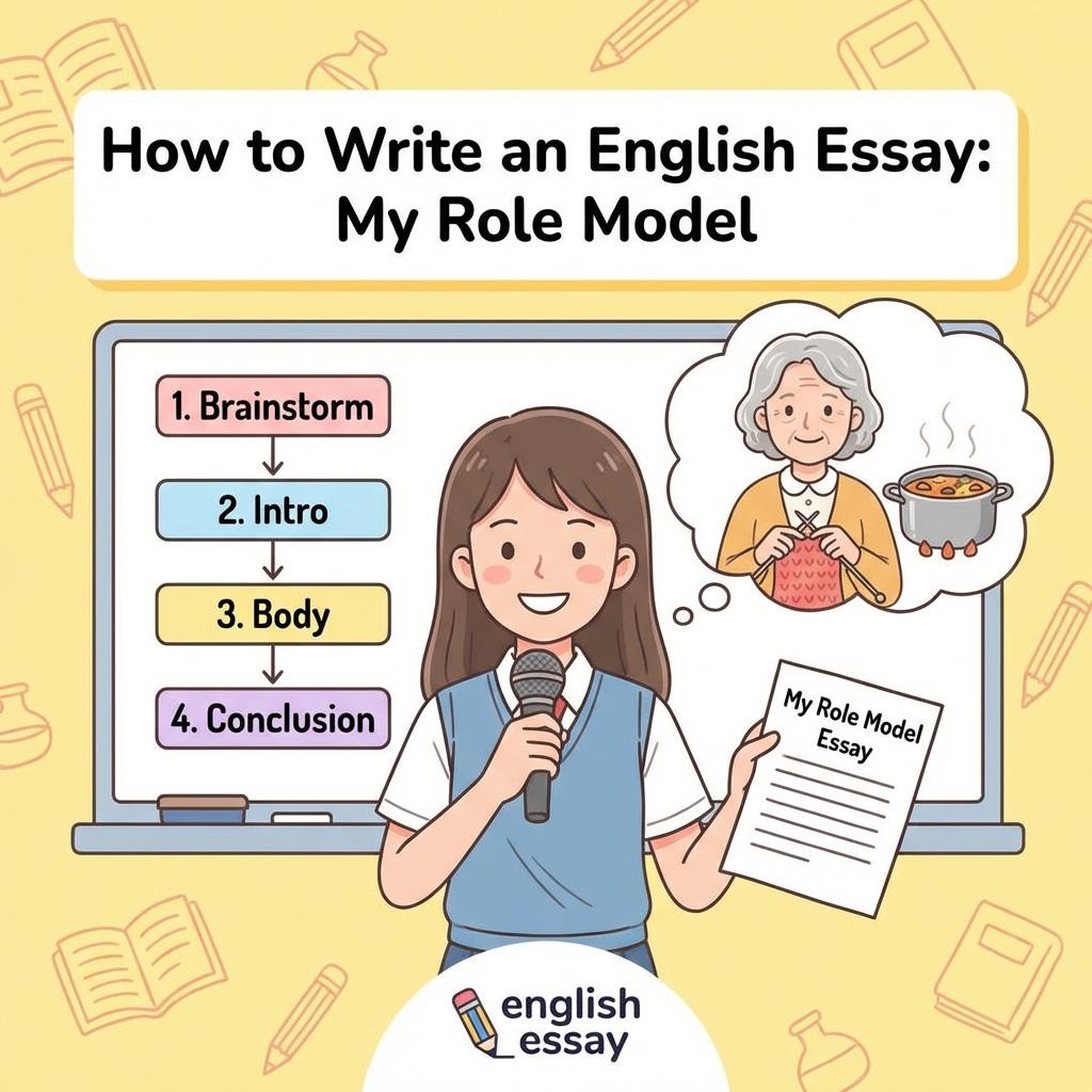 중학생 롤모델 영어 에세이 쓰는 법 (예시+템플릿) ❘ How to Write an English Essay: My Role Model
