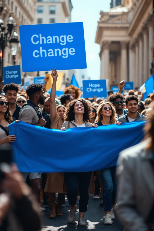 보수와-진보-지지자들